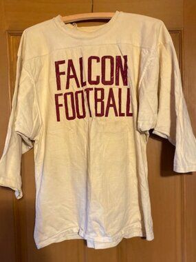Vintage FALCON FOOTBALL jersey number 22 cotton, Mens M (?) 60's